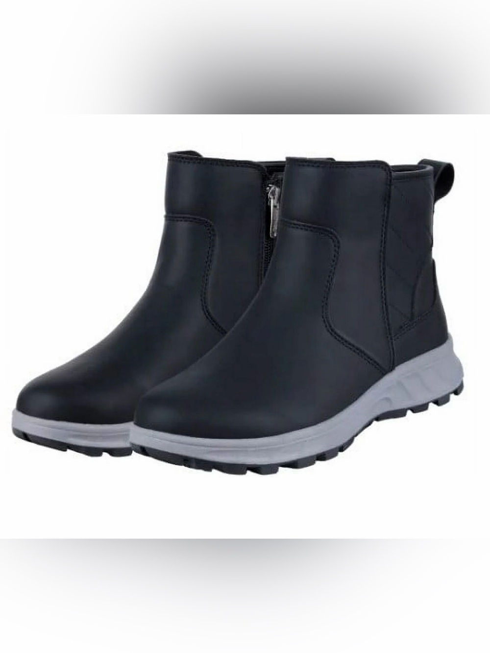 ❤️Black Ankle Boots with Gray Sole Size 8 New